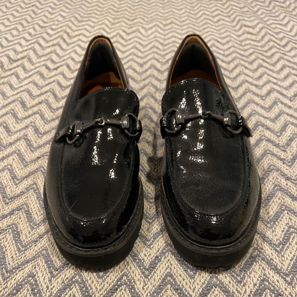 Franco Sarto Cason Black Patent Loafers | Size 6 | NWT - Picture 4 of 7